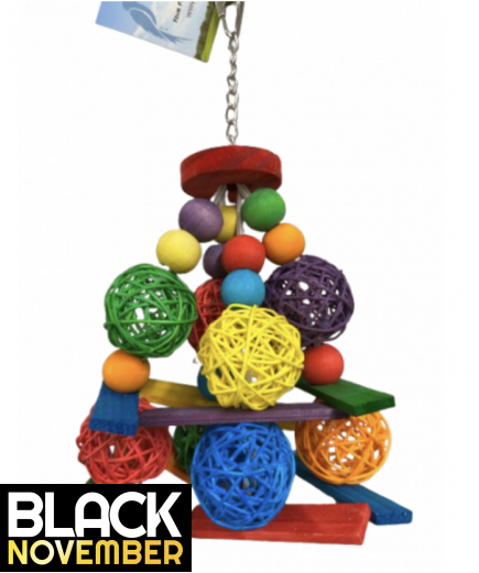 9 X Parrot Toy Pack - African Grey, Amazon, Eclectus, Cockatoo Etc - RRP £134.91 - Pack 3